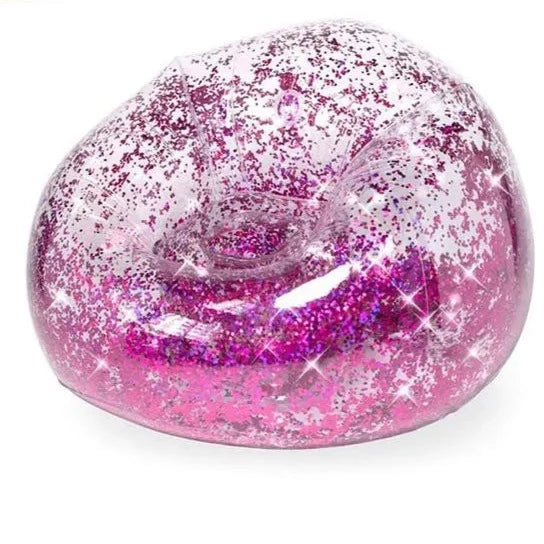 Pouf poire argenté-Le Pouf Poire