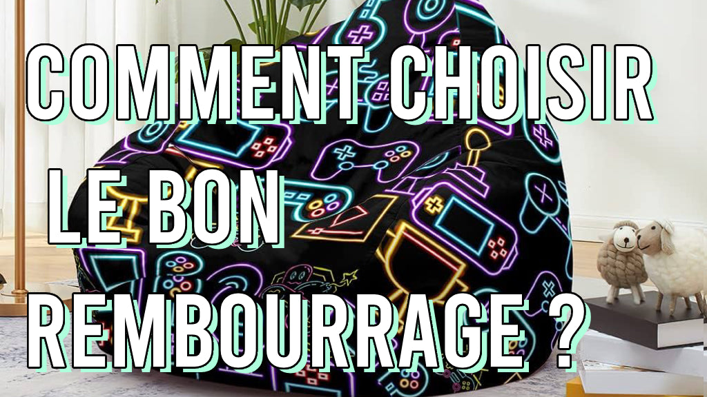 Comment choisir le bon rembourrage pour votre pouf poire ?