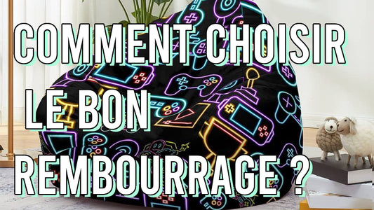 Comment choisir le bon rembourrage pour votre pouf poire ?