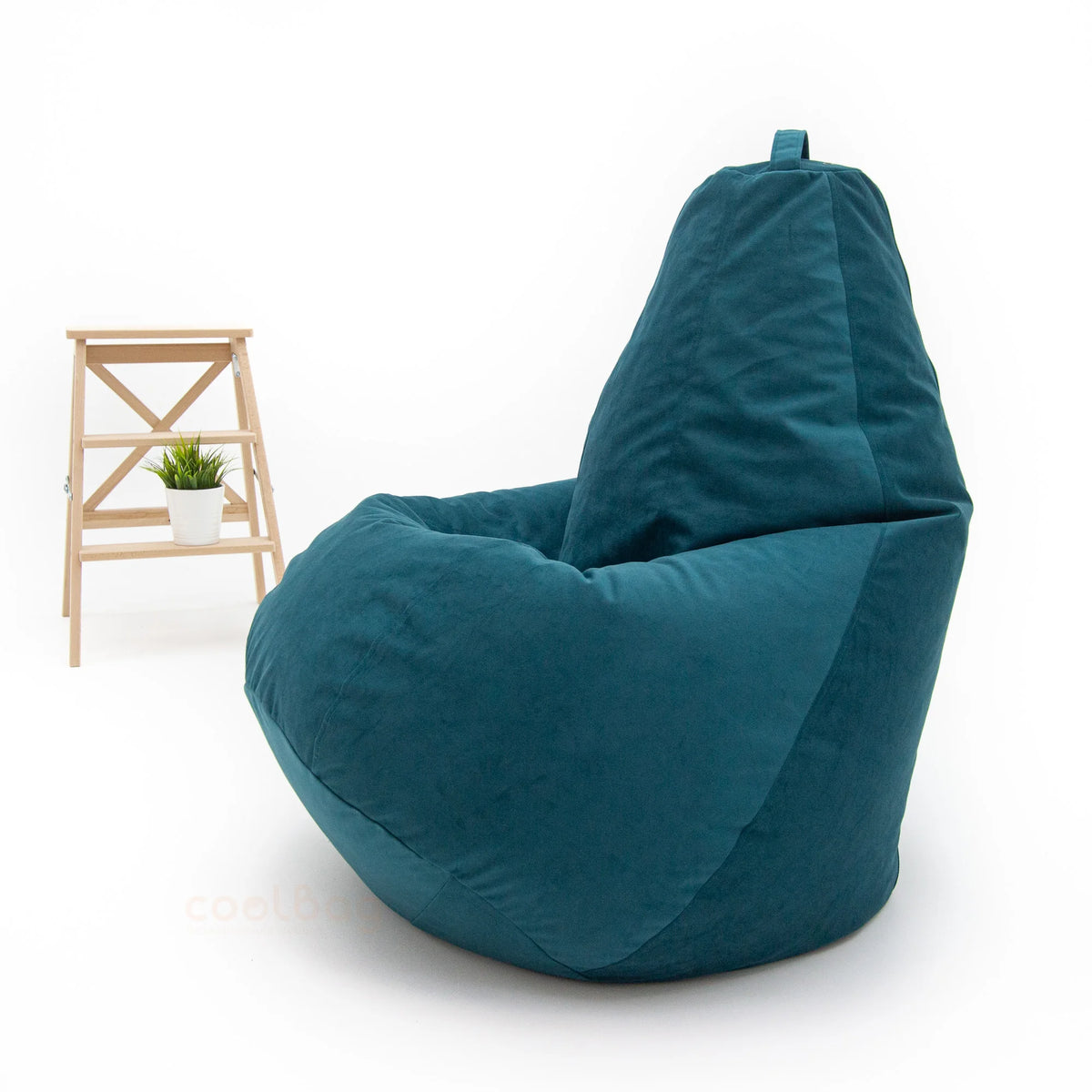 Pouf poire velours-Le Pouf Poire
