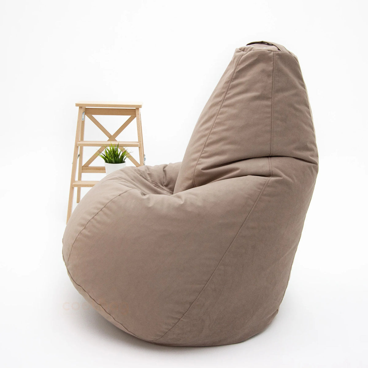 Pouf poire velours-Le Pouf Poire