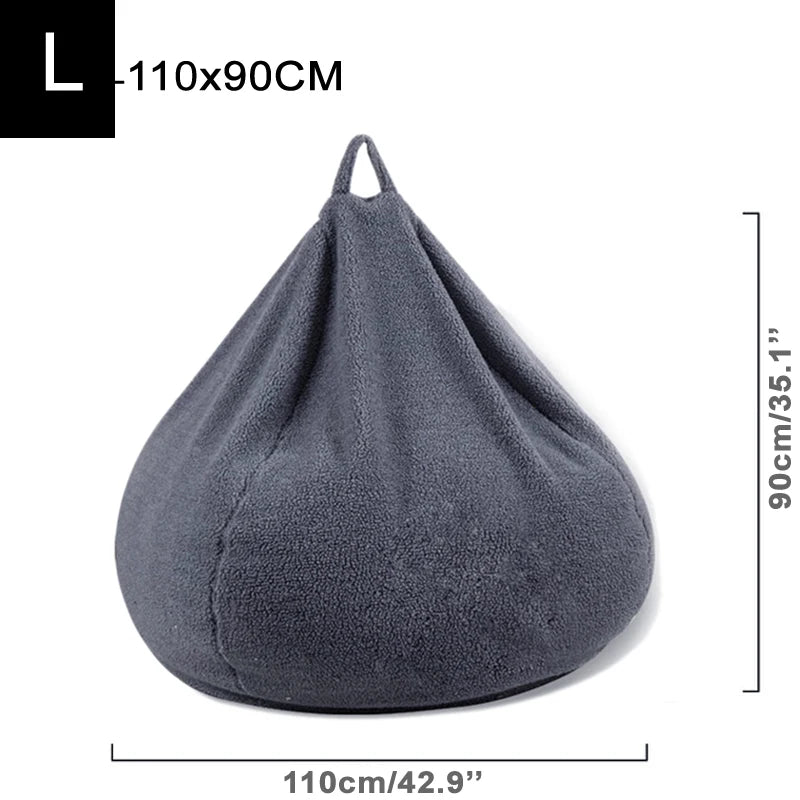 Pouf poire moumoute-Le Pouf Poire