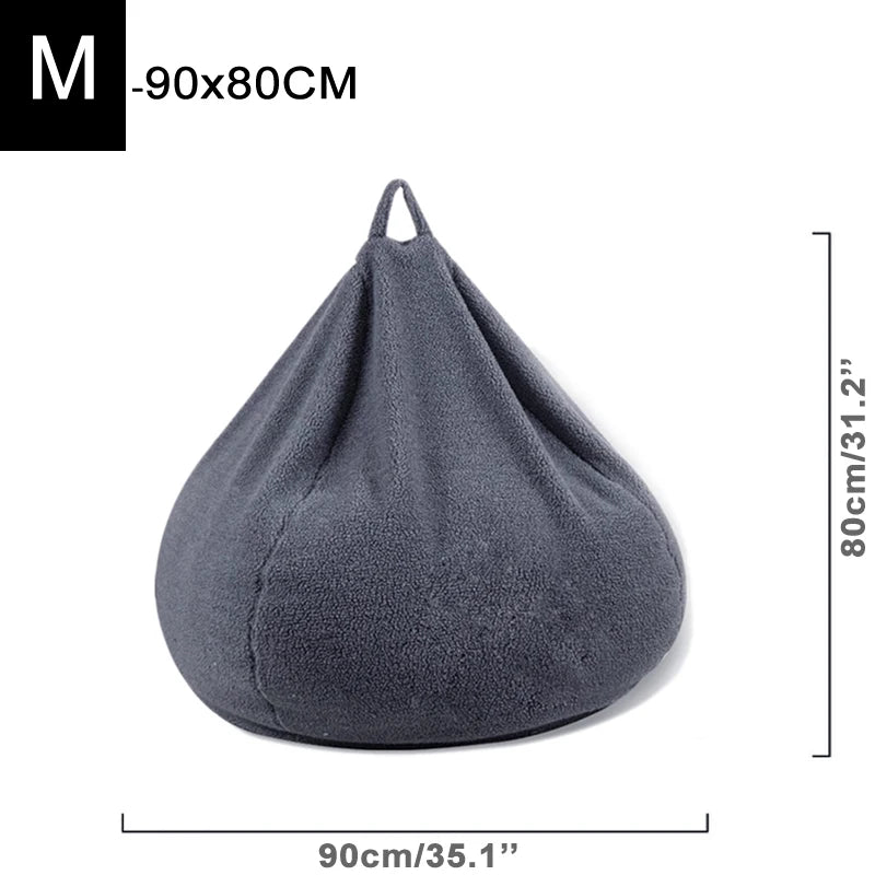 Pouf poire moumoute-Le Pouf Poire