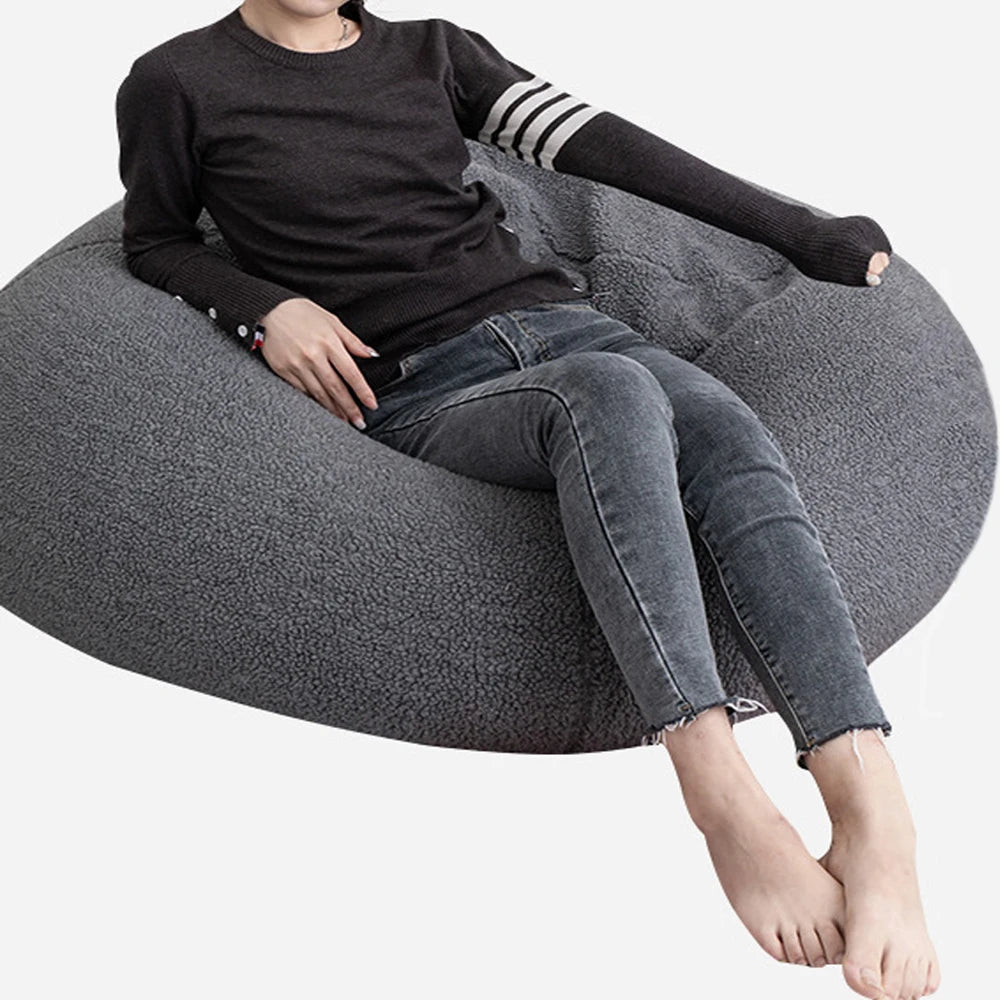 Pouf poire moumoute-Le Pouf Poire