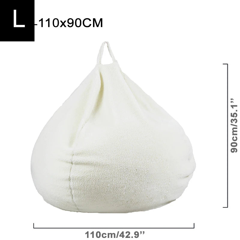 Pouf poire moumoute-Le Pouf Poire