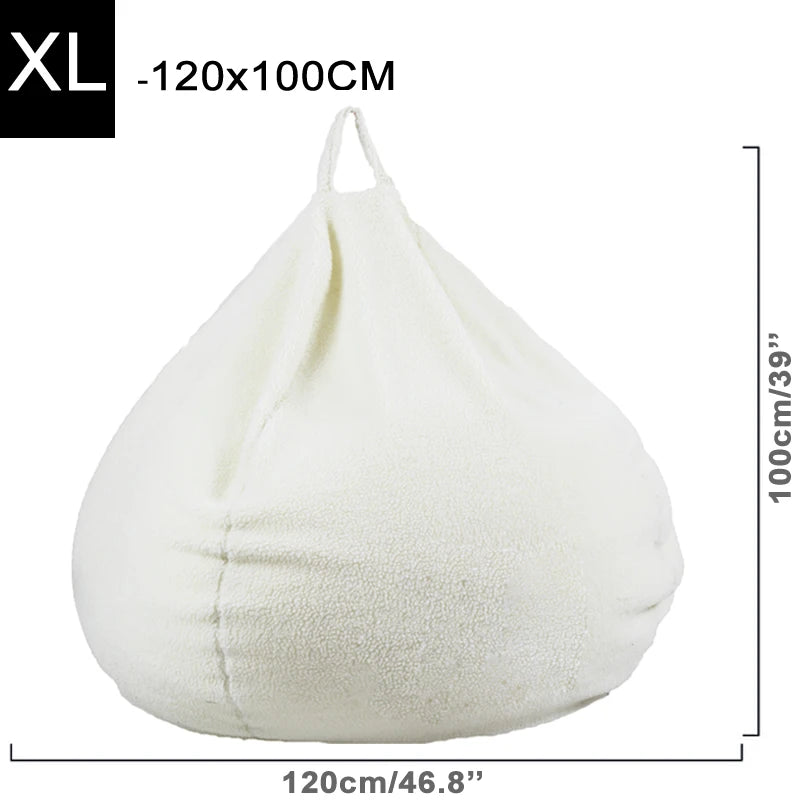 Pouf poire moumoute-Le Pouf Poire