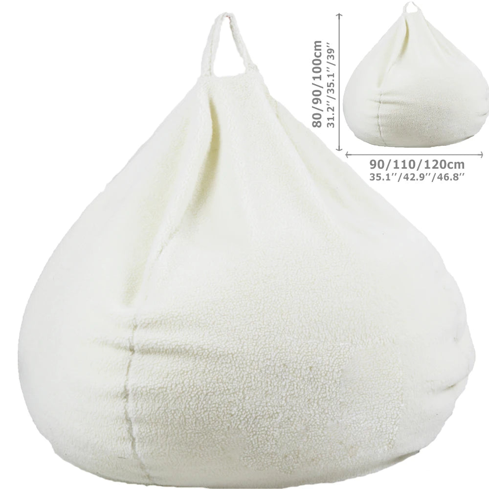 Pouf poire moumoute-Le Pouf Poire