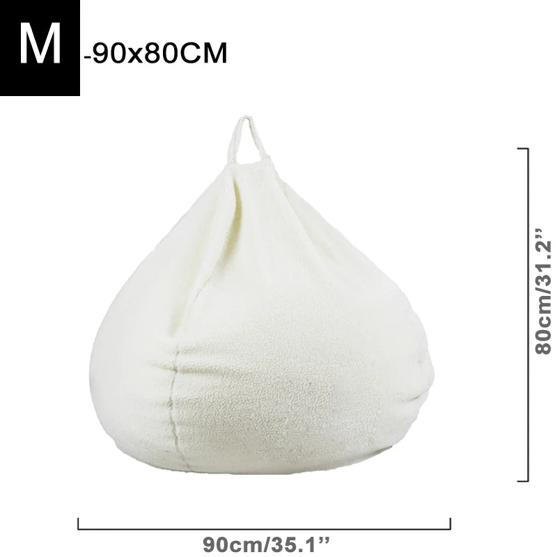 Pouf poire moumoute-Le Pouf Poire