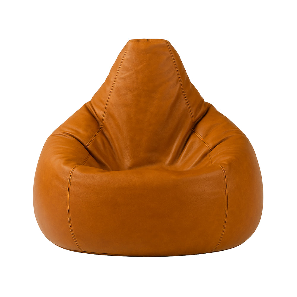 Pouf poire taupe