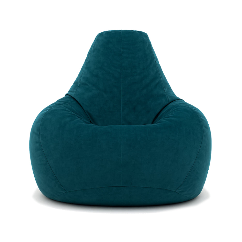 Pouf poire velours