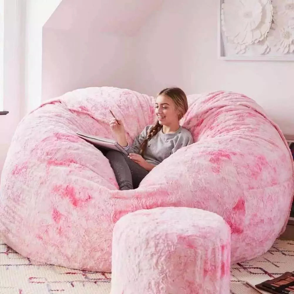 Pouf poire polaire-Le Pouf Poire