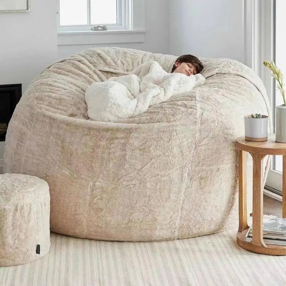 Pouf poire polaire-Le Pouf Poire