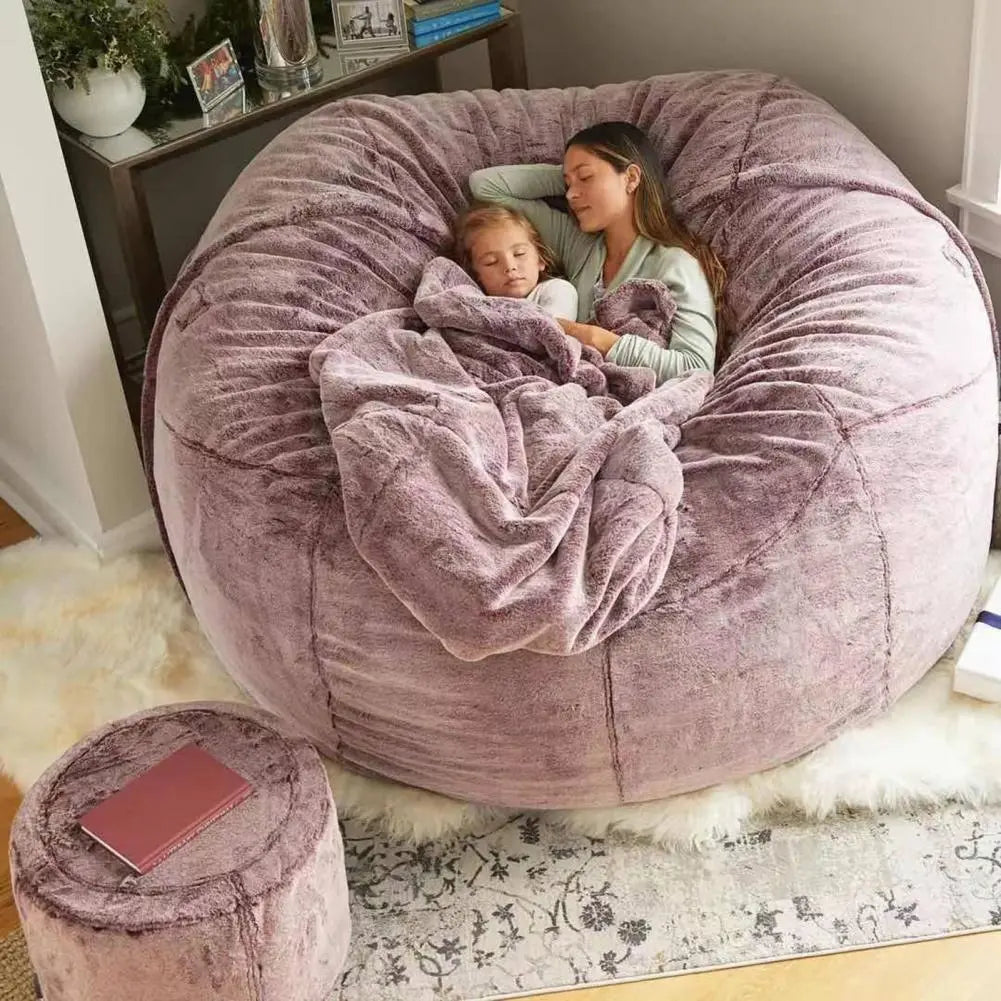 Pouf poire polaire-Le Pouf Poire