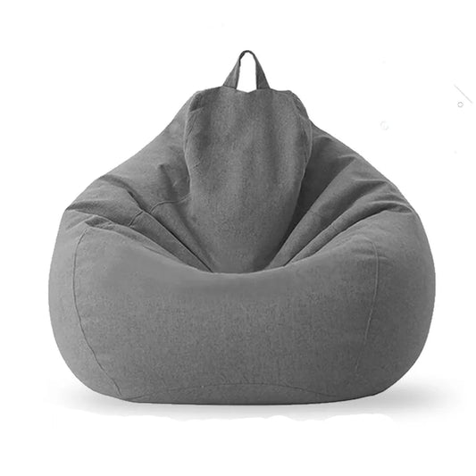 Pouf poire gris anthracite-Le Pouf Poire