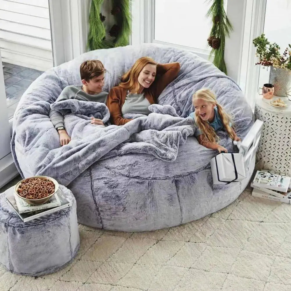 Pouf poire polaire-Le Pouf Poire