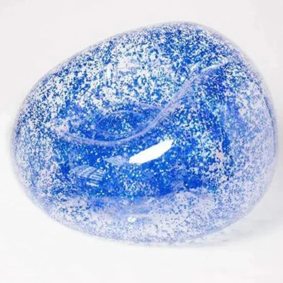 Pouf poire argenté-Le Pouf Poire