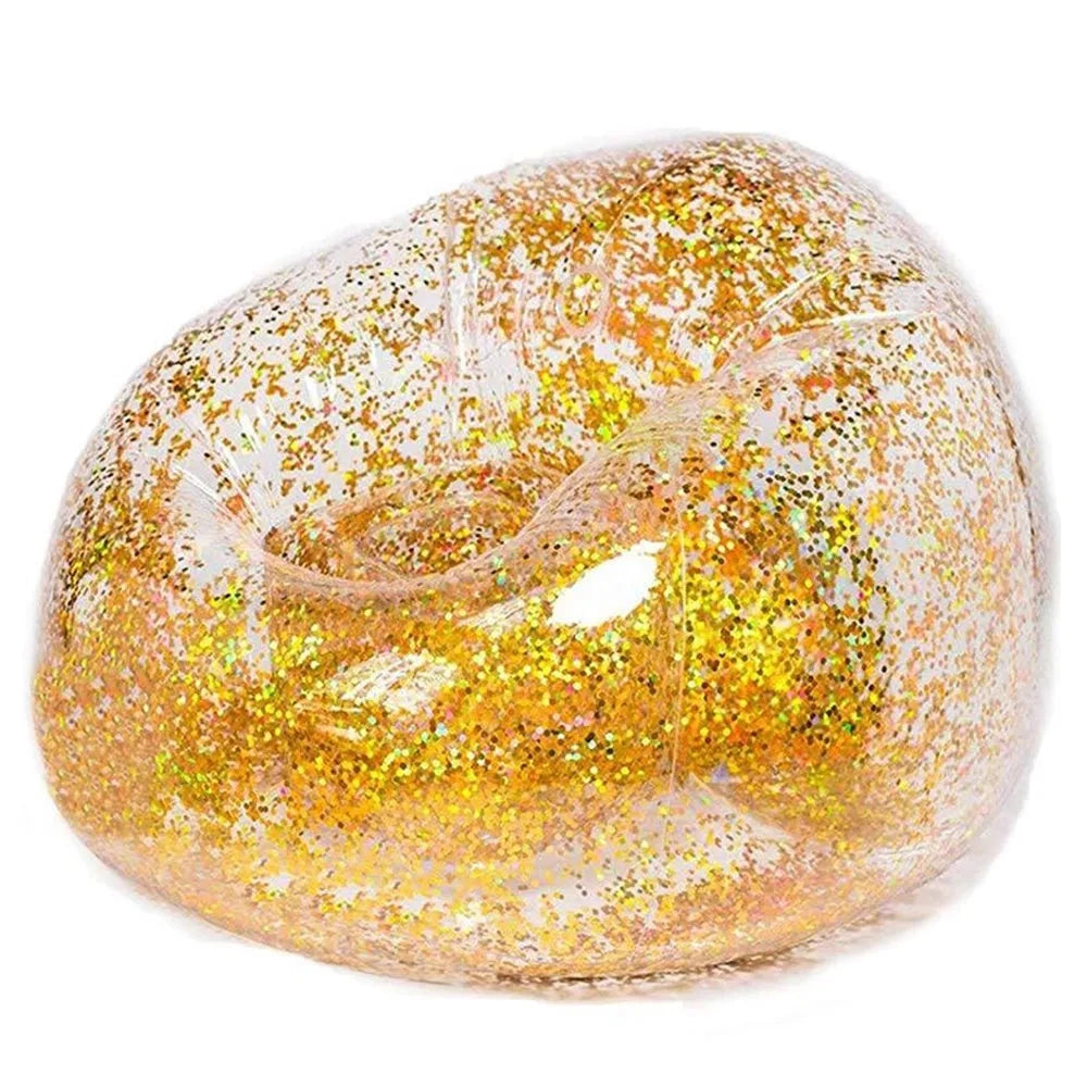 Pouf poire argenté-Le Pouf Poire