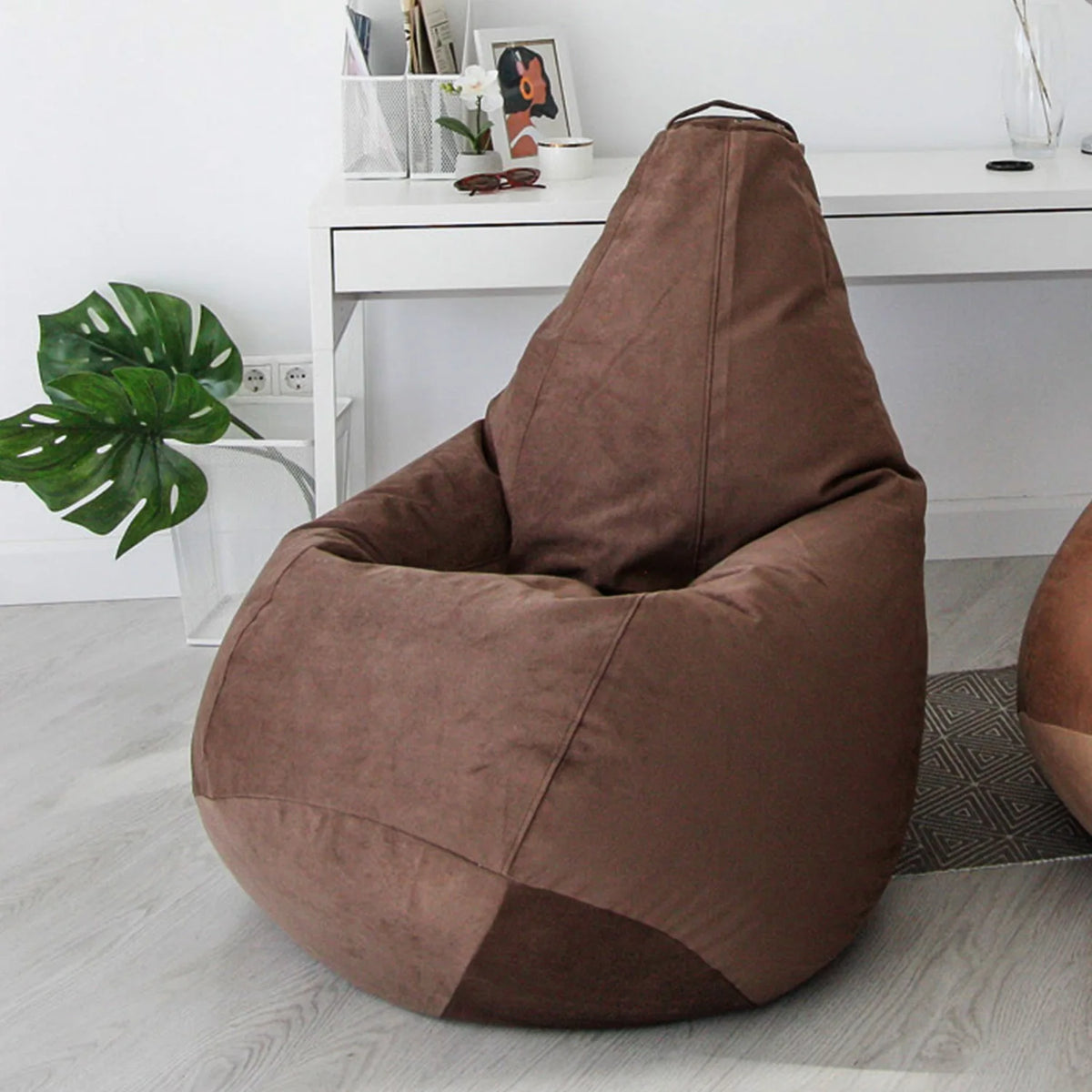 Pouf poire velours-Le Pouf Poire